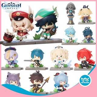 Genshin Impacto SéRie Tema Figura De AçãO KLEE DILUC FISCHL CUIDADO Figura Boneca Bolo Top Para O Natal Brinquedos Para