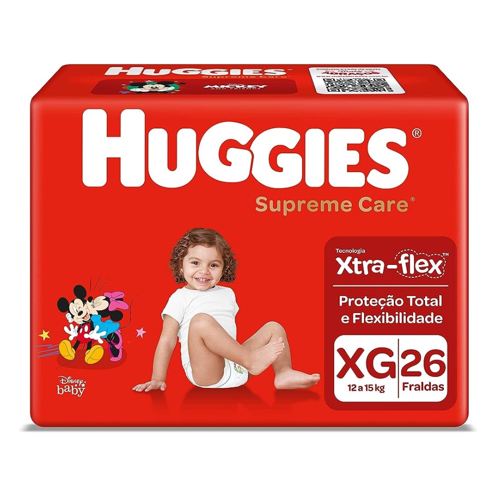 Fralda Huggies Supreme Mega 26Un Xg Fralda Huggies Supreme Mega 26Un Xg