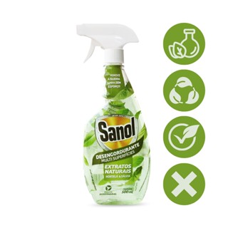 DESENGORDURANTE SANOL EXTRATOS NATURAIS HORTELA E SALVIA GATILHO 500ML