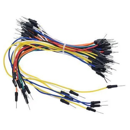 Kit Jumpers Macho x Macho (65 Unidades) para Protoboard Prototipacao Robotica Iniciante