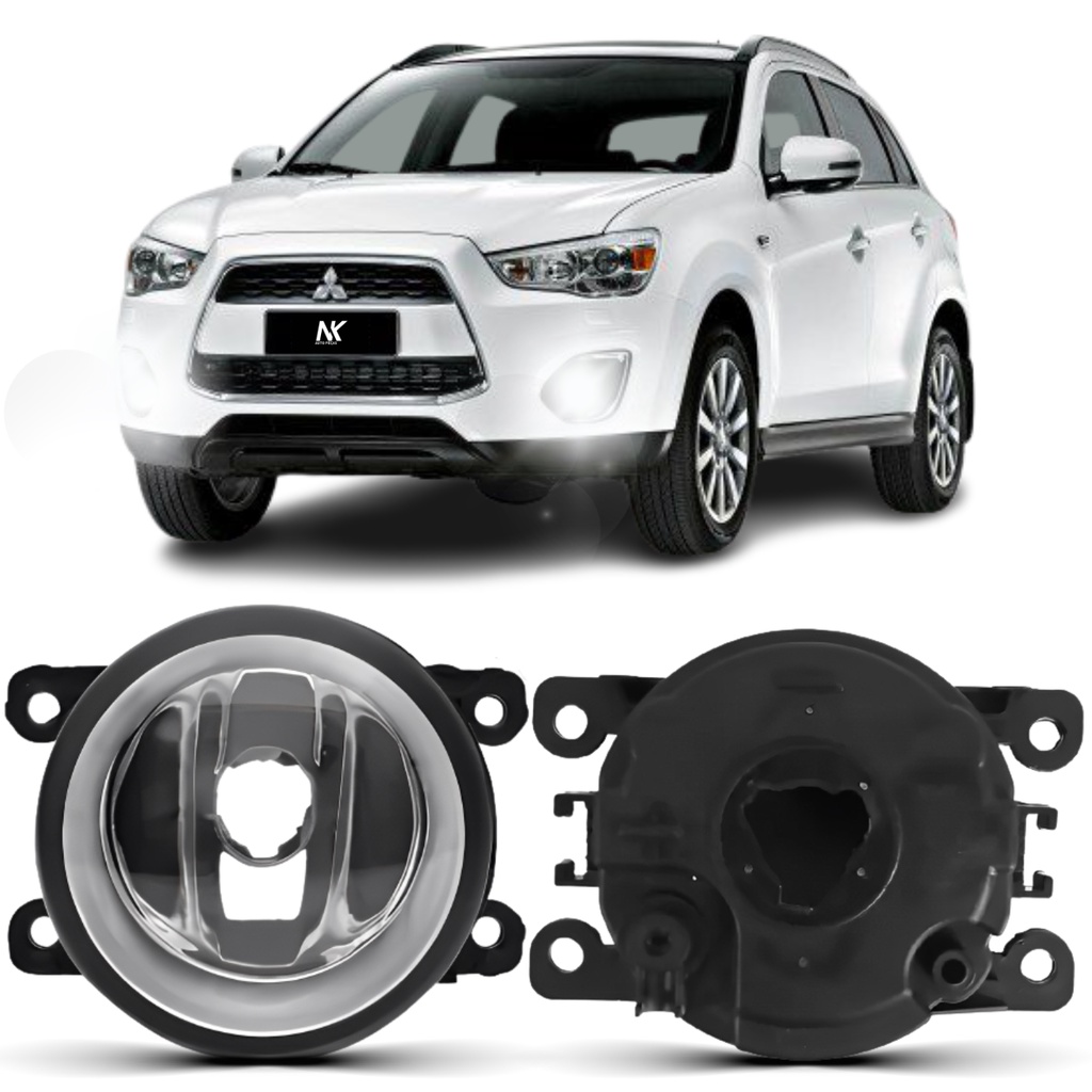 Farol Milha Mitsubishi Asx 2009 2010 2011 2012 2013 em Oferta na Shopee