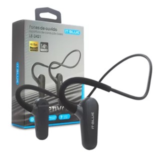 FONE DE OUVIDO EARBUD SEM FIO ESPORTIVO BLUETOOTH CONDUÇÃO OSSEA LE2421
