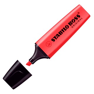 Pincel marca texto Boss Vermelho (Neon) 70/40 Stabilo
