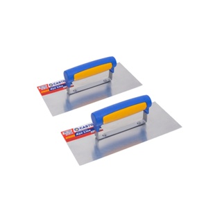 Kit 2 Desempenadeiras Cabo Fechado Aço Lisa 12x27 - Castor em Oferta na Shopee