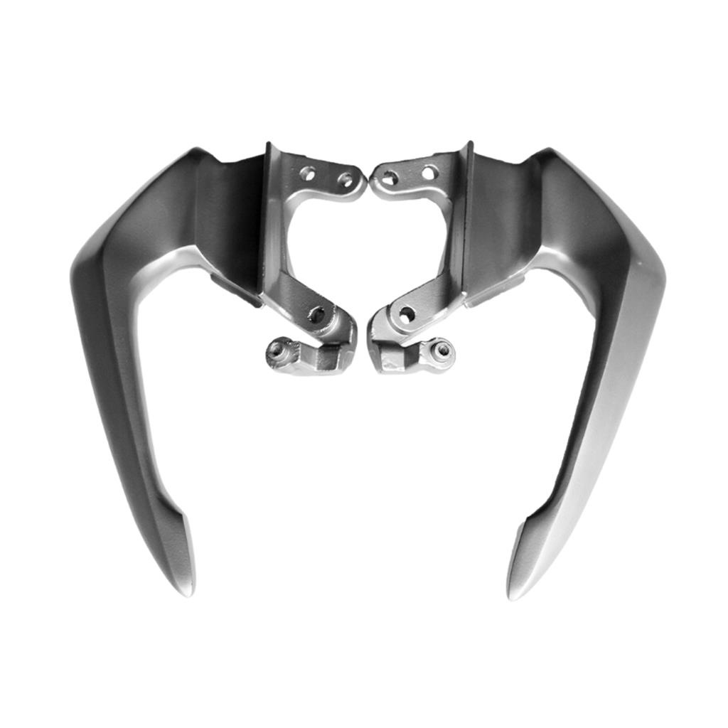 Par Alca Lateral Traseira Esportiva Prata Moto Titan 160 em Oferta na Shopee