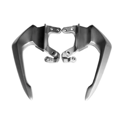 Par Alca Lateral Traseira Esportiva Prata Moto Titan 160