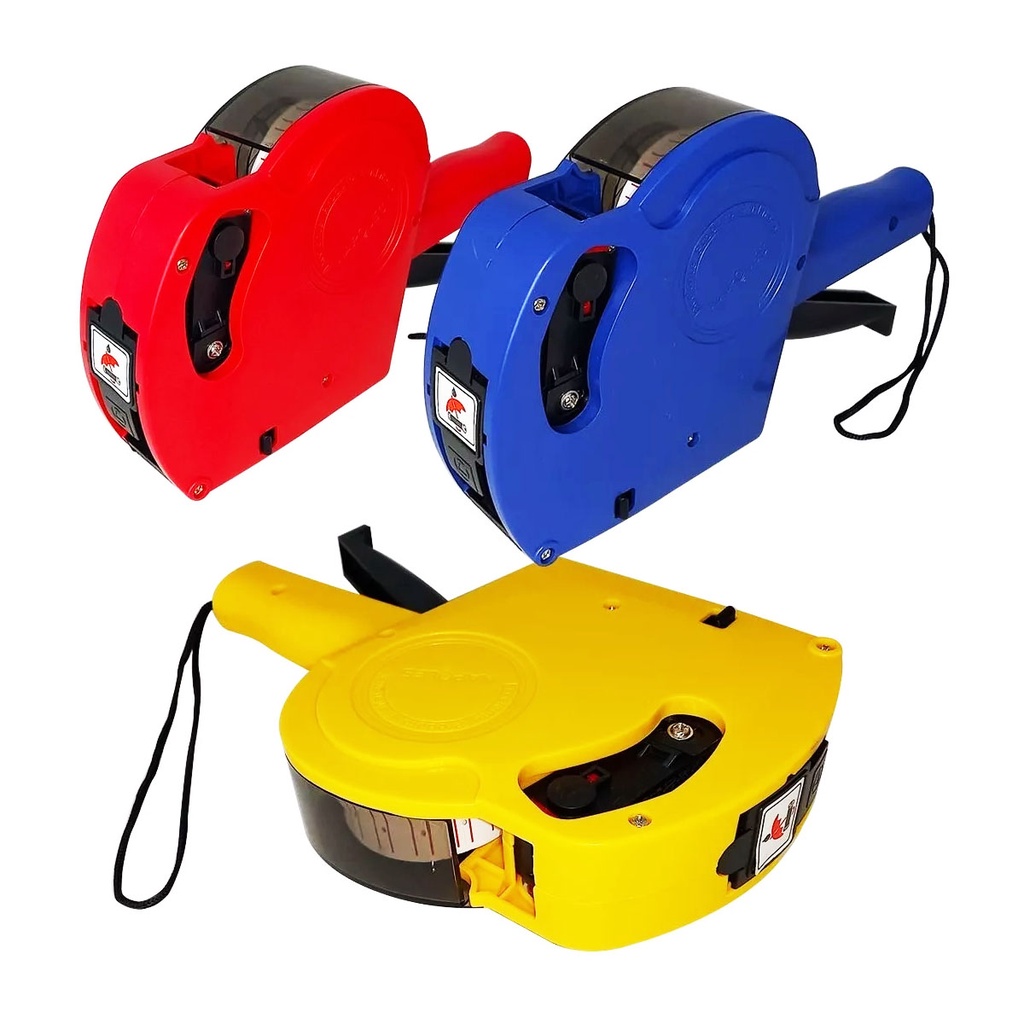 Etiquetadora Manual Rotuladora 8 Dígitos + Refil + Etiquetas em Oferta na Shopee