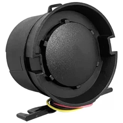 Sirene de Ré Piezoelétrica 12/24V Intermitente 100DB Preta