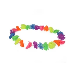 Colar Colorido Havaiano Simples Acessório Havaí Carnaval