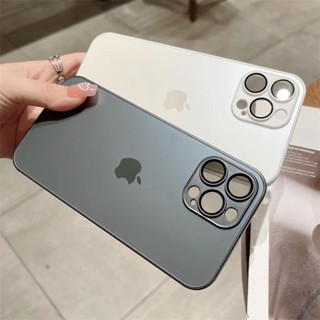 AG Caixa De Vidro Fosco Para IPhone 14 15 Plus 15 14 Pro Max Protetor De Impressão Digital