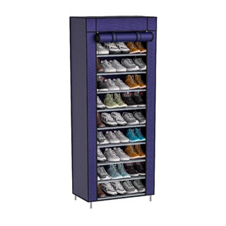 SAPATEIRA ORGANIZADOR DESMONTÁVEL COMPACTO 9 ANDARES AZUL