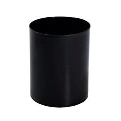 Lixeira plástica redonda preta 12L EB1P JSN