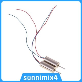 [Sunnimix4] 2 Pcs Coreless Motor RC Helicóptero De Avião Diy Drone Toy DC 3.7V 45000Rpm 2pcs