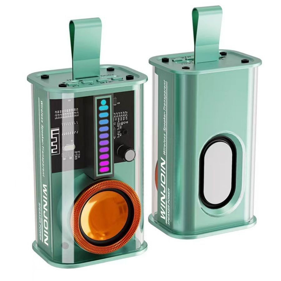 Caixa de som bluetooth RGB portátil Gas Station KTS - detalhe