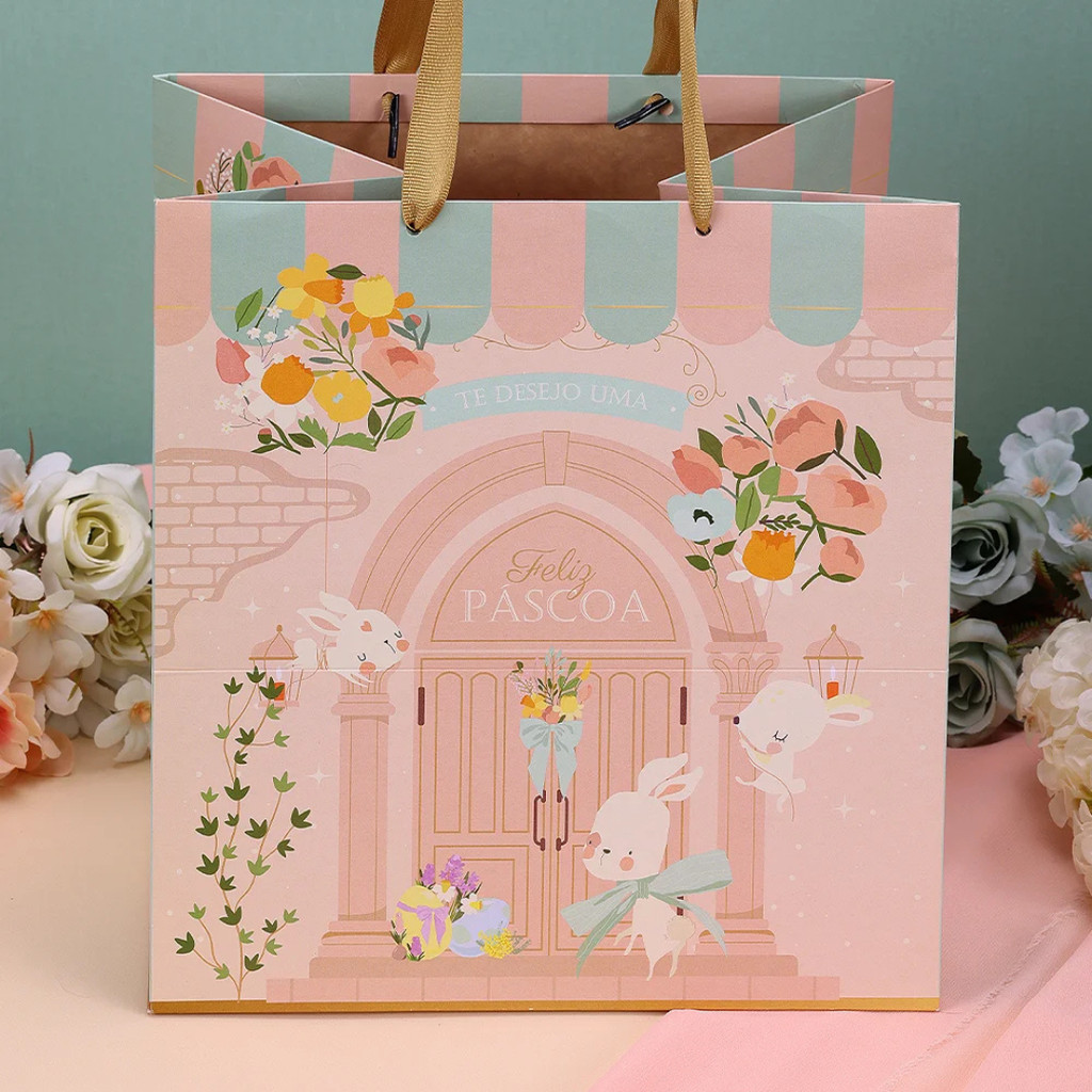 10 SACOLA GRANDE PÁSCOA DELICADEZA JANGO 4534 ( PASCOA JANGO 2025 ) em Oferta na Shopee