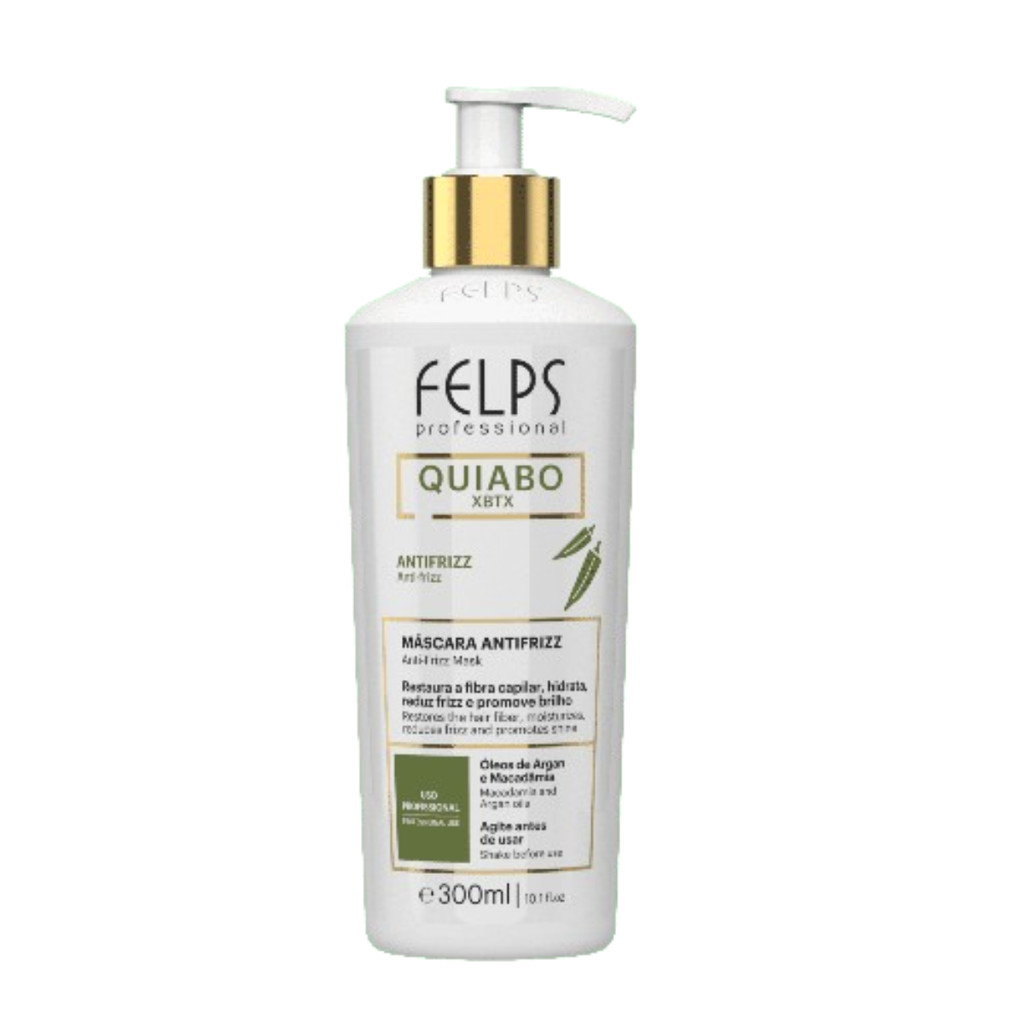 Felps Mascara Antifrizz Quiabo 300 ml