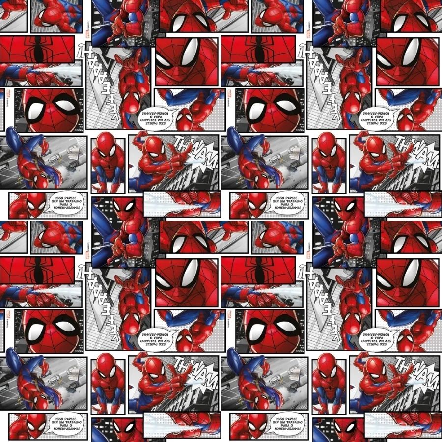 Folha para Ovos de Páscoa Spider Man 69x89cm - 25 unidades - Cromus - Rizzo