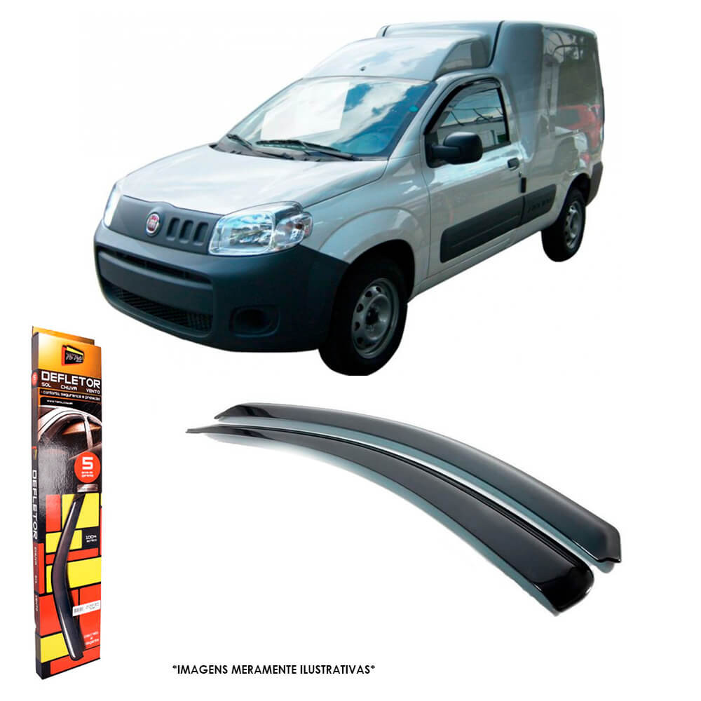 Calha de Chuva Uno Evo 2011/2019 / Nova Fiorino 2014/2025 Partner 2022/2023 2 Portas TG Poli- 24017 em Oferta na Shopee