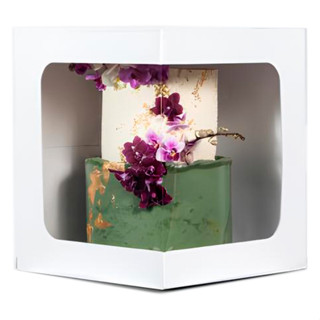 Caixa Para Bolo Alto Branca - 1 unidade - Sulformas - Rizzo em Oferta na Shopee