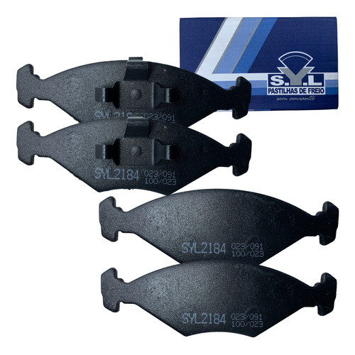 Jogo 4 Pastilha Freio Dianteira Syl Fiorino Palio Weekend Economy Siena em Oferta na Shopee