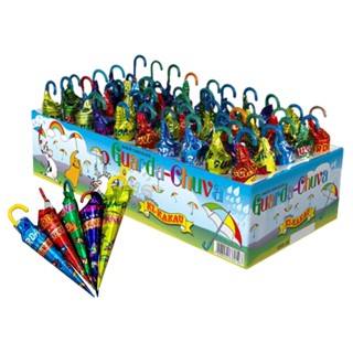 Guarda Chuva de Chocolate Kikakau 50un 340g Festa sacolinha