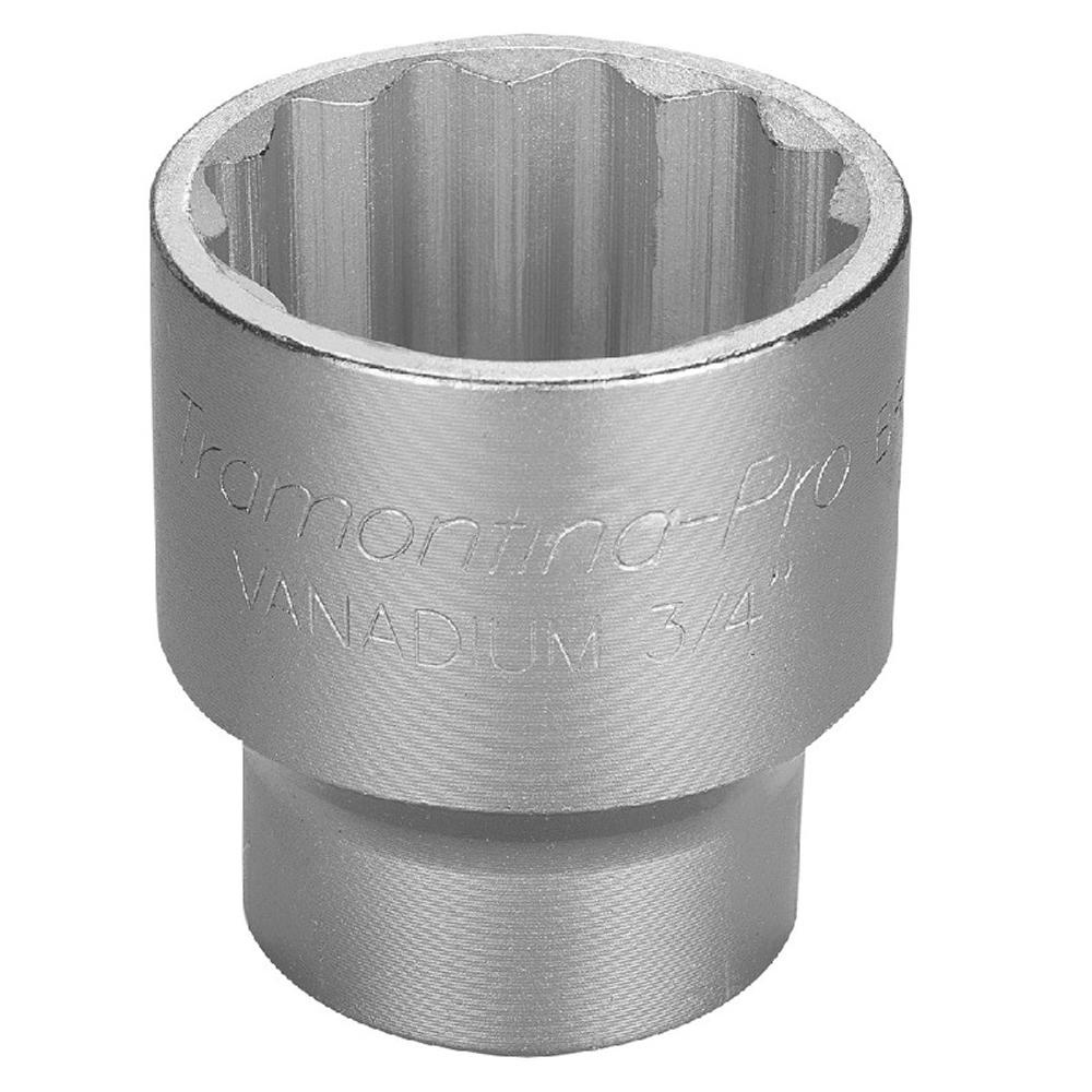 Soquete Estriado em Aço Cromo Vanádio 1.3/4'' - Encaixe 3/4'' Tramontina PRO