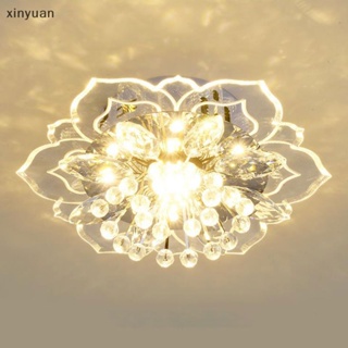 xiny 20cm 9W Luminária De Teto Moderna De Cristal LED Do Corredor Pingente Candelabro n em Oferta na Shopee