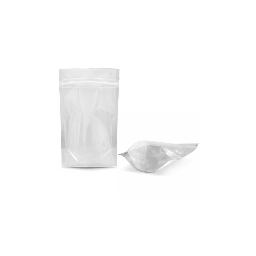 Saco Stand Up Pouch Transparente Fecho Zip 9x14 1000un