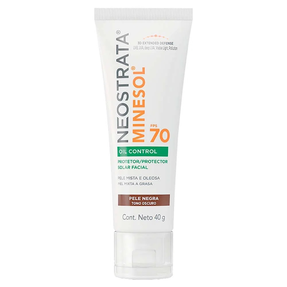 Protetor Solar Facial Neostrata Minesol Oil Control FPS 70 - Negra 40g