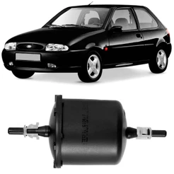 Filtro Combustível Ford Fiesta Hatch 1995 A 2002 Tecfil