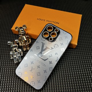Nova Capa Padrão De Moda Para Laser iPhone 15 14 13 12 Pro Max Deluxe Dura Anticolisão Logotipo LV Em Relevo De Erosão