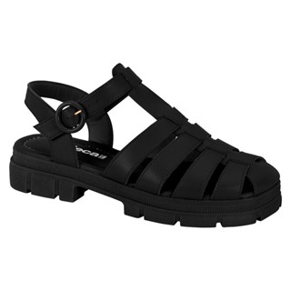 Sandalia Feminina Fisherman Flat Moleca Original Fechada Aranha
