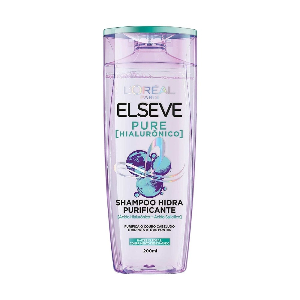 Shampoo Elseve Pure Hialurônico 200ml em Oferta na Shopee