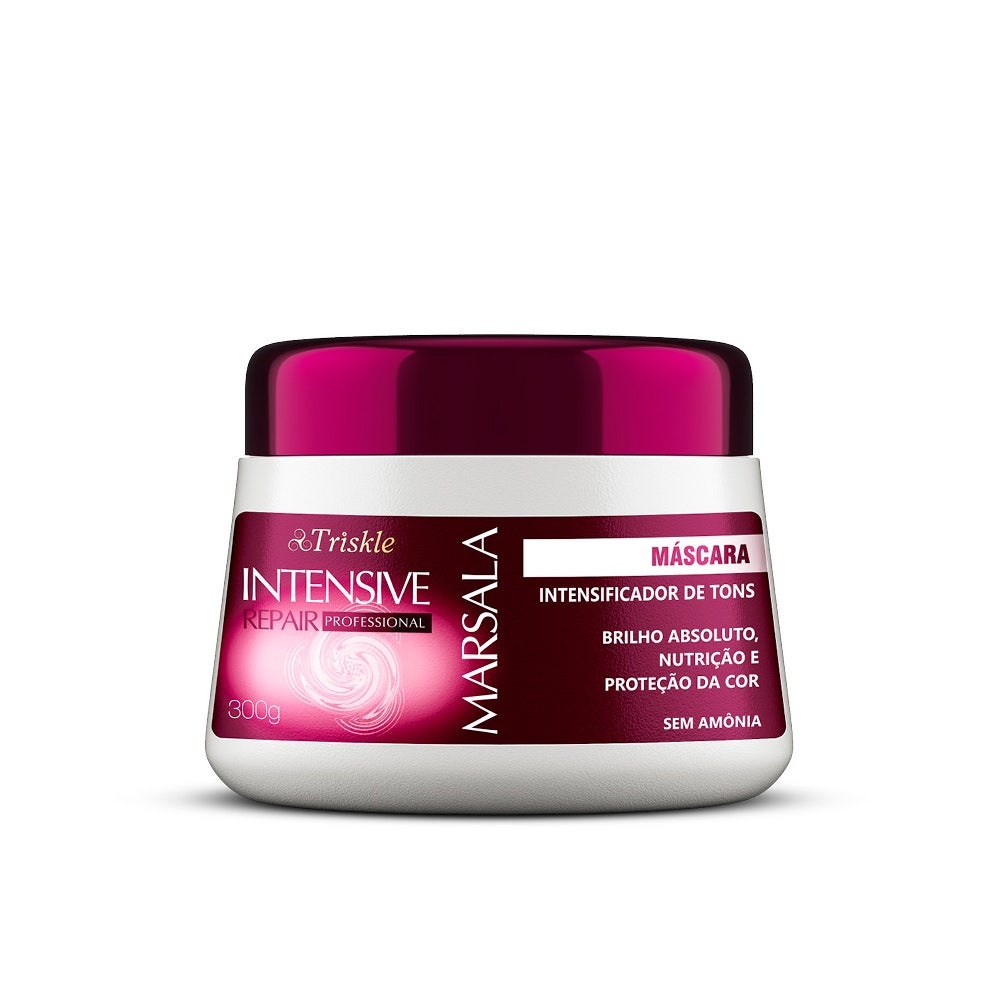 Máscara De Tratamento Triskle Intensive Repair Marsala 300g em Oferta na Shopee