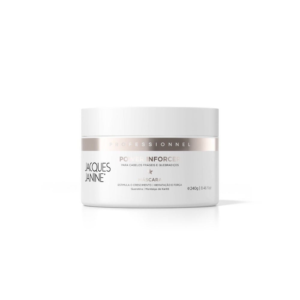 Máscara Hidratante Capilar Jacques Janine Professionnel Power Inforcer Fortificante 240gr em Oferta na Shopee