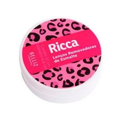 Lenço Removedor De Esmalte Ricca com 32un