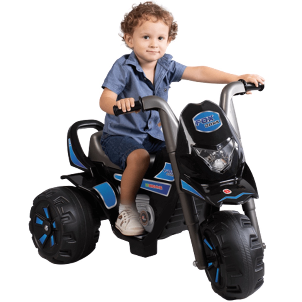 Moto Eletrica Infantil Biemme Fox Dark Azul 6V em Oferta na Shopee