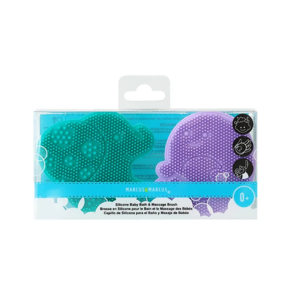 Escova de Massagem e Banho em Silicone Marcus & Marcus