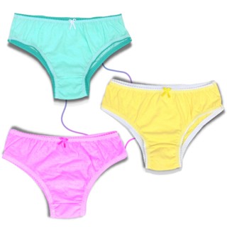 Kit 10 Calcinha Infantil De 01 a 12 Anos 100% Algodão De Menina Criança