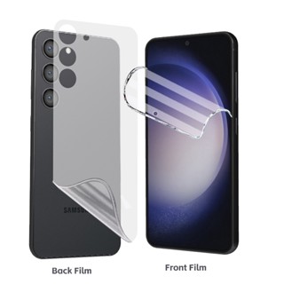 Filme Hidrogel Frontal/Traseiro Para Samsung Galaxy M14 M13 M23 M22 M42 M32 M34 5G M33 M31 M31S M62 Protetor De Tela HD Transparente Filmes Fosco Suporte A Impressão Digital
