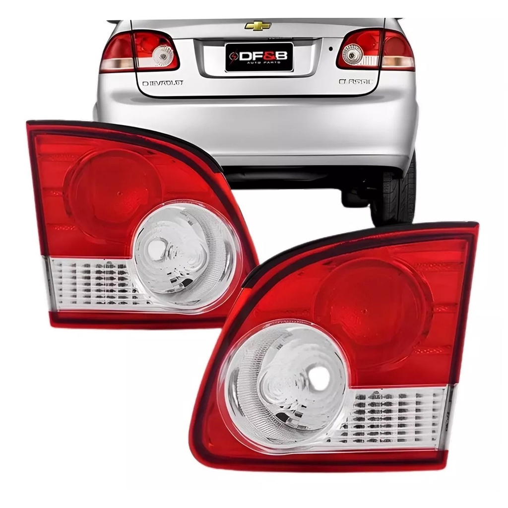 Par Lanterna Traseira Classic 2011 A 2016 Porta Malas