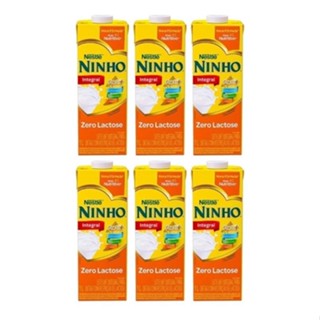 Kit C/6 Leite Uht Zero Lactose Nestlé Ninho Integral Forti+