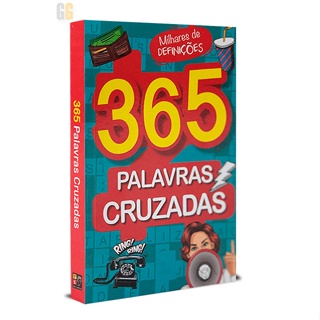365 Palavras Cruzadas | Capa Azul - Idade 5+  Pé da Letra em Oferta na Shopee