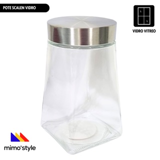 Pote Scalen Vidro Vítreo 1,1 Litros Mimo Style em Oferta na Shopee