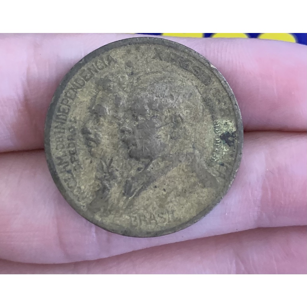 Moeda 1000 Réis 1822/1922 Metal