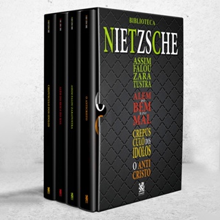 Biblioteca Nietzsche - Box com 4 Livros em Oferta na Shopee