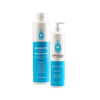 Kit Hidratei Shampoo de 1L + Super máscara 500g