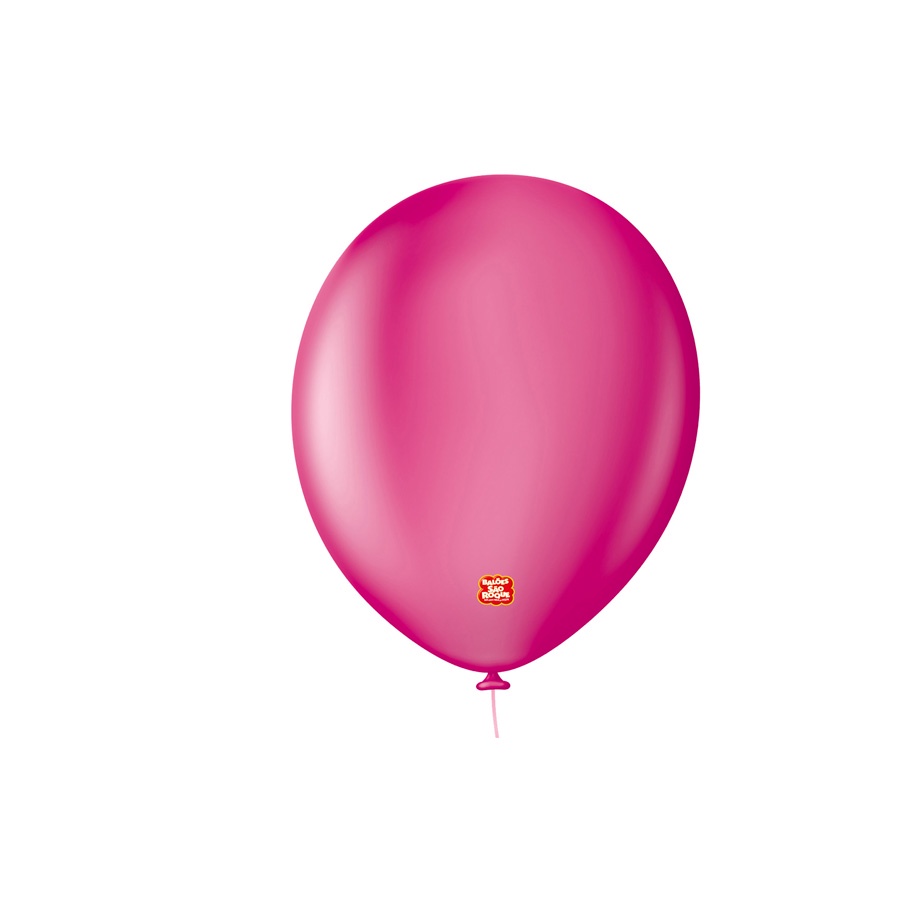 Balão Profissional Premium Uniq 9''23cm - Rosa Profundo - 25 unidades - Balões São Roque - Rizzo