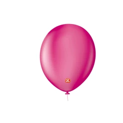 Balão Profissional Premium Uniq 9''23cm - Rosa Profundo - 25 unidades - Balões São Roque - Rizzo