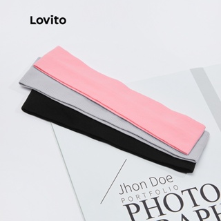 Lovito Faixa para Cabelo Esportiva Sporty secagem rápida respirável acessório de cabelo Pickleball Mulheres L18X682 em Oferta na Shopee